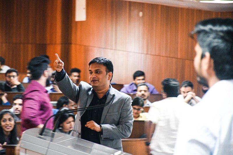 Session by Ashok Namboodiri on Careers in the Media Industry
