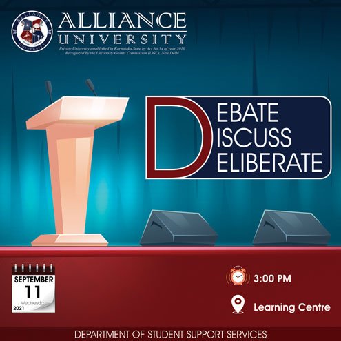 Debate - Discuss - Deliberate