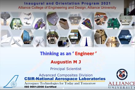 The Inaugural and Orientation Program of B. Tech (2021 -2025)
