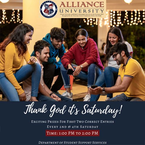 TGIS Thank God it’s Saturday - 13 & 27 March, 2021