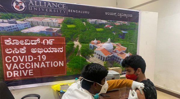 Vaccination Drive at the University Campus - September 17, 2021