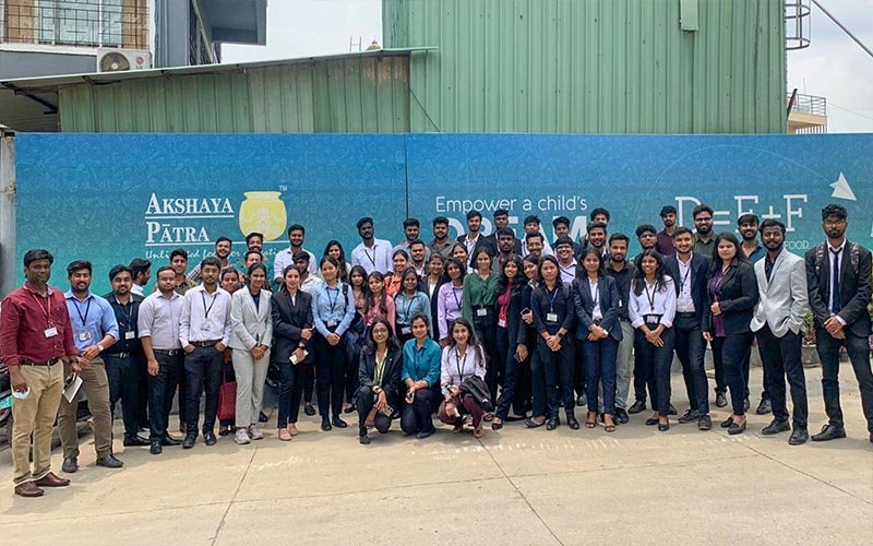 Alliance University MBA Students Witness Akshaya Patra's Impact
