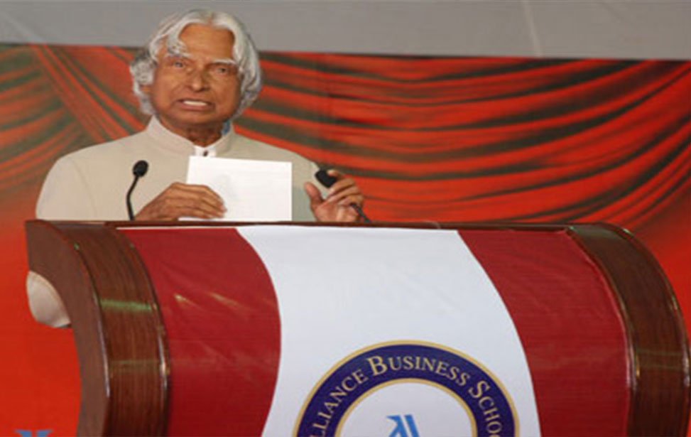 Dr. A. P. J. Abdul Kalam at ALLIANCE