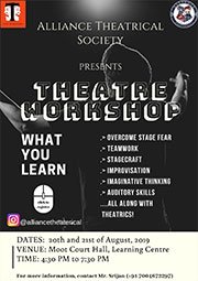 Workshop By Alliance Theatrical Society