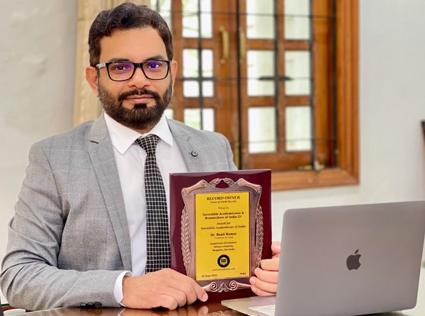 Faculty Accomplishment - Incredible Academician of India | Dr. Sunil Kumar