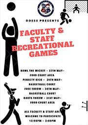Faculty and Staff Recreational Games