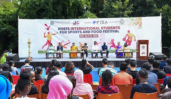 Alliance University Hosts a Two-Days Sports and Food Festival Organized by FISA-B in Partnership with ICCR
