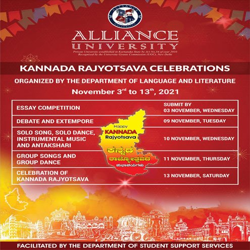 Kannada Rajyotsava - 3rd to 13th November 2021