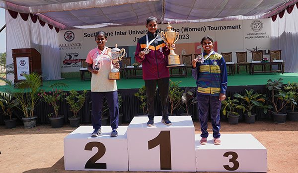 Alliance University Hosts the AIU South Zone Inter-University Kho-Kho Tournament for Women