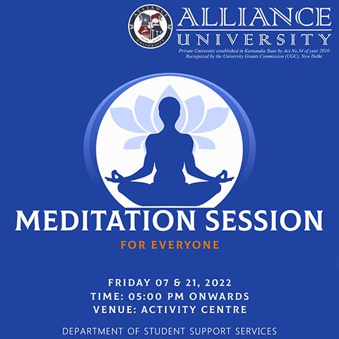 Meditation Sessions - January, 2022