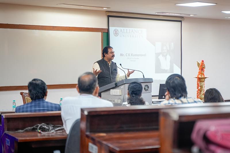 Alliance University's Transformative Day with C K Kumaravel’s My Story – Motivation Session: Reflecting on Inspiration and Innovation