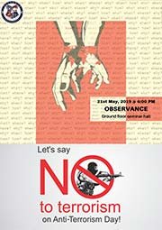 Observance of anti-terrorism day