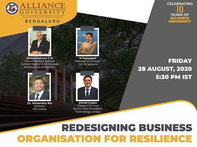 Panel Discussion on Redesigning Business Organisation for Resilience on August 28, 2020