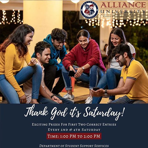 TGIS Thank God it’s Saturday