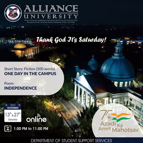Thank God it’s Saturday - 13th & 27th November 2021