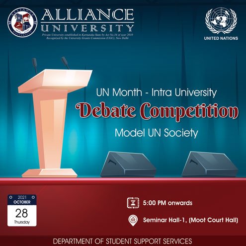 UN Month – Intra University Debate