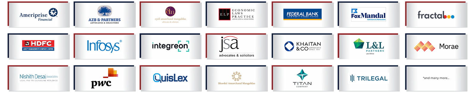 Alliance School of Law - Companies Logos